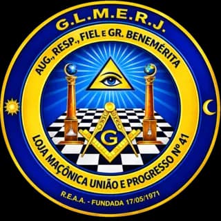 Selo da Loja Maçônica União e Progresso nº 41